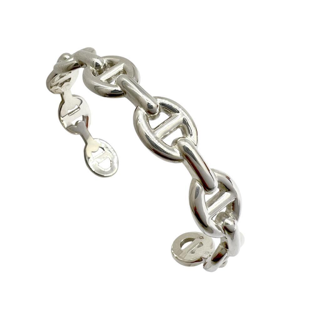 HERMES Silver Bracelet